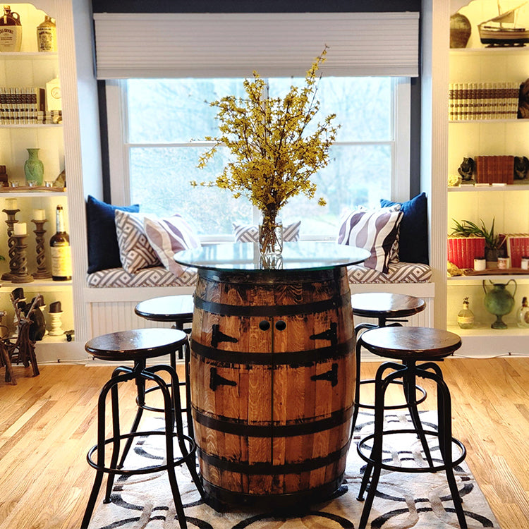 Authentic Barrel TABLE with Storage