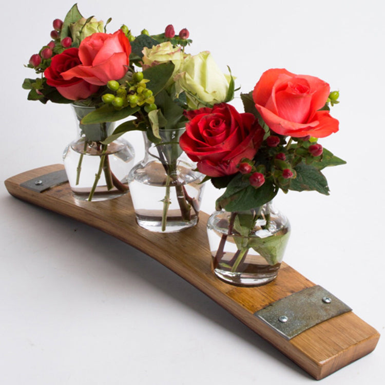 Barrel Stave Bud Vase Stand - Available in Multiple Sizes