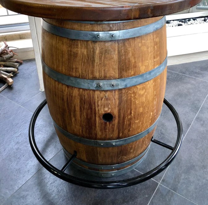 Upgrade your Barrel Table with a FOOTRAIL Add-on
