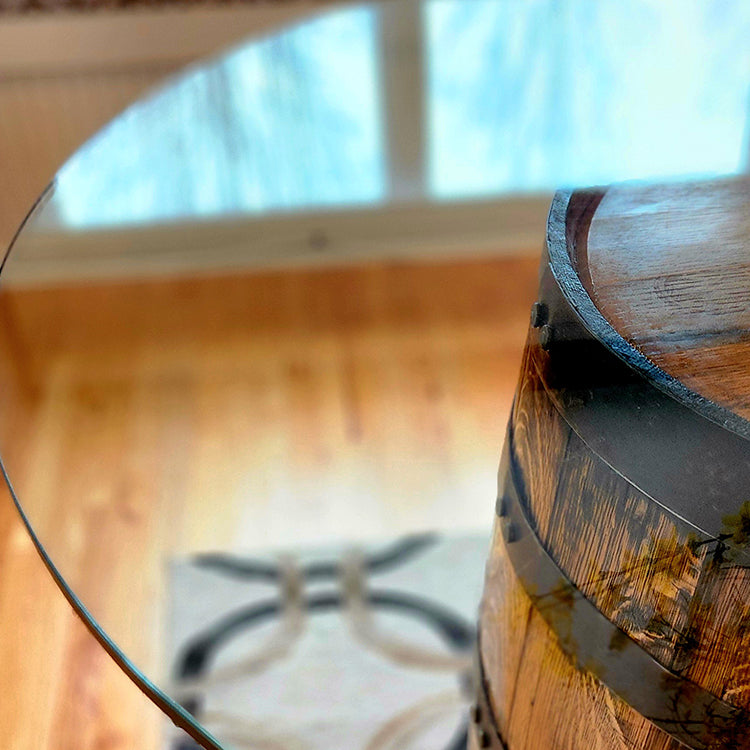 Authentic Barrel TABLE with Storage