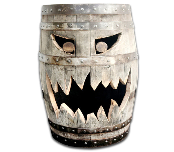 Halloween Whiskey Barrel JackOLantern 30 Gal The Barrel Lady