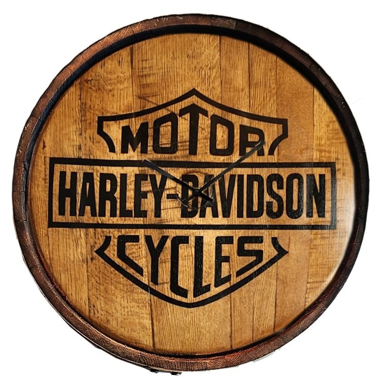 Barrel Head & Hoop - Full Barrel Top - Wall Clock