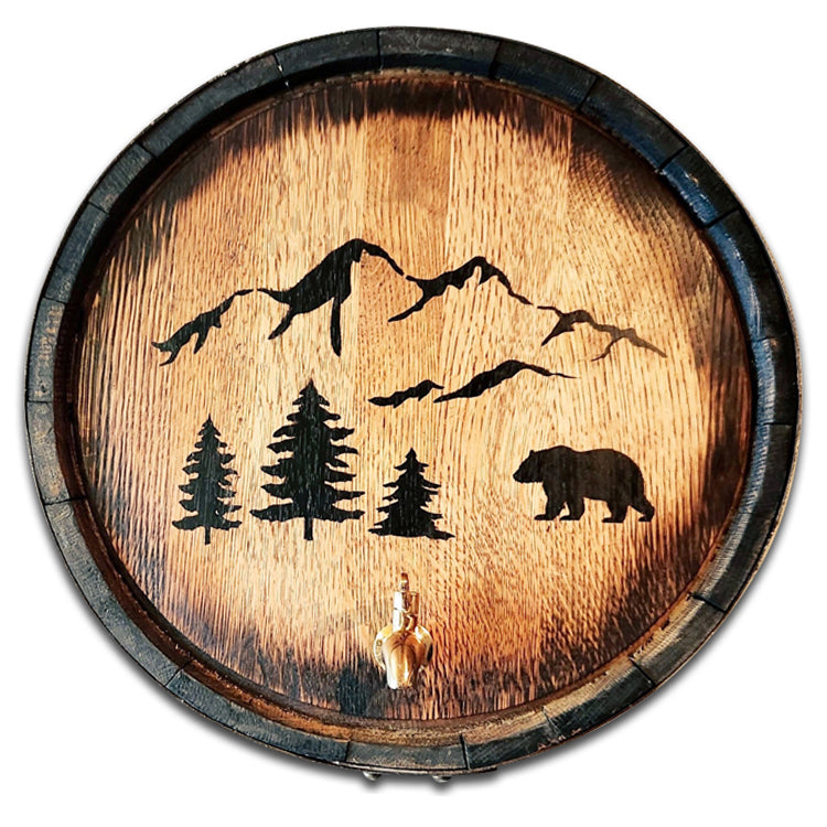 Barrel Head and Hoop Spigot - 18"