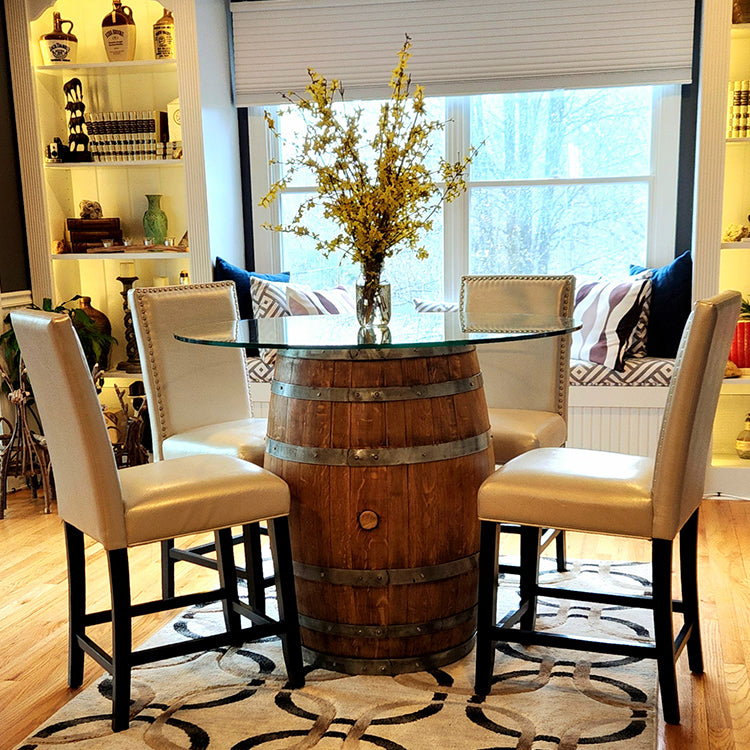 Authentic Barrel TABLE - no storage